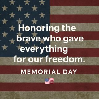 This Memorial Day, we pause to remember the courage, sacrifice, and service of those who gave their lives for our country. We honor you today and always. 🇺🇸